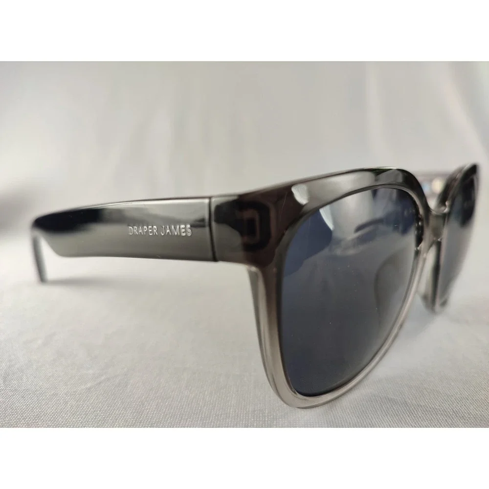 Draper James DJ7043 037 Smoke Gradient Sunglasses Floral Temples 55-19-145 NWT
